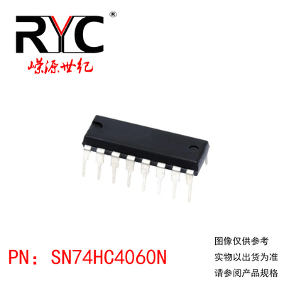 SN74HC4060N DIP-16 TI德州原装正品 集成电路IC逻辑计数器除法器