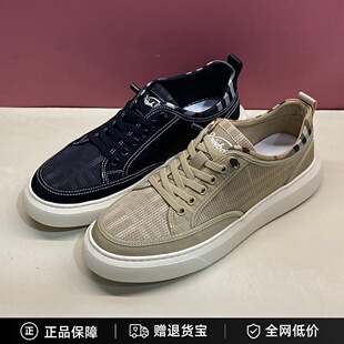 布莱希尔顿男鞋2024春季款时尚百搭透气免系带休闲布鞋BA2998732