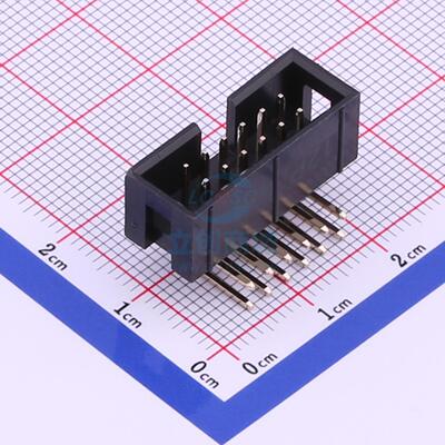 IDC连接器(牛角/简牛) 321012RG0ABK00A01 弯插,P=2.54mm JILN(锦