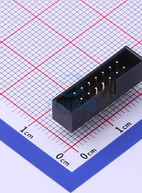 IDC连接器(牛角/简牛) 3111-14SG0BK00T1 直插,P=2mm Wcon(维峰电