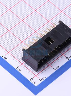 IDC连接器(牛角/简牛) X9555WV-2x10E-PTV01 直插,P=2.54mm XKB C