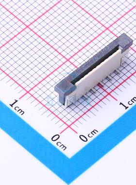 FFC/FPC连接器 1.0K-GL-10PBF SMD,P=1mm(交错脚) HDGC(华德共创)