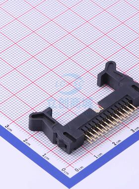 IDC连接器(牛角/简牛) 3220-26SG0BLT1 直插,P=2mm Wcon(维峰电子