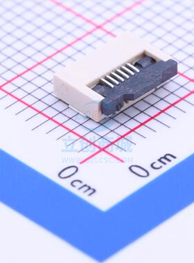 FFC/FPC连接器 0.5-6P翻盖 SMD,P=0.5mm BOOMELE(博穆精密)
