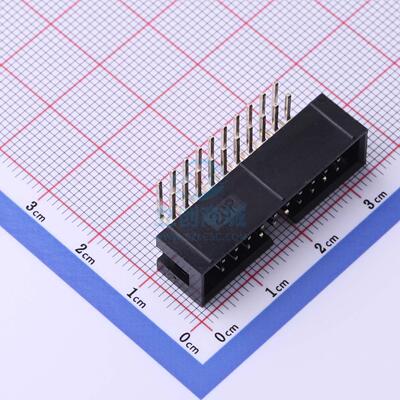 IDC连接器(牛角/简牛) DW254P-2X10-L0 弯插,P=2.54mm DEALON(德