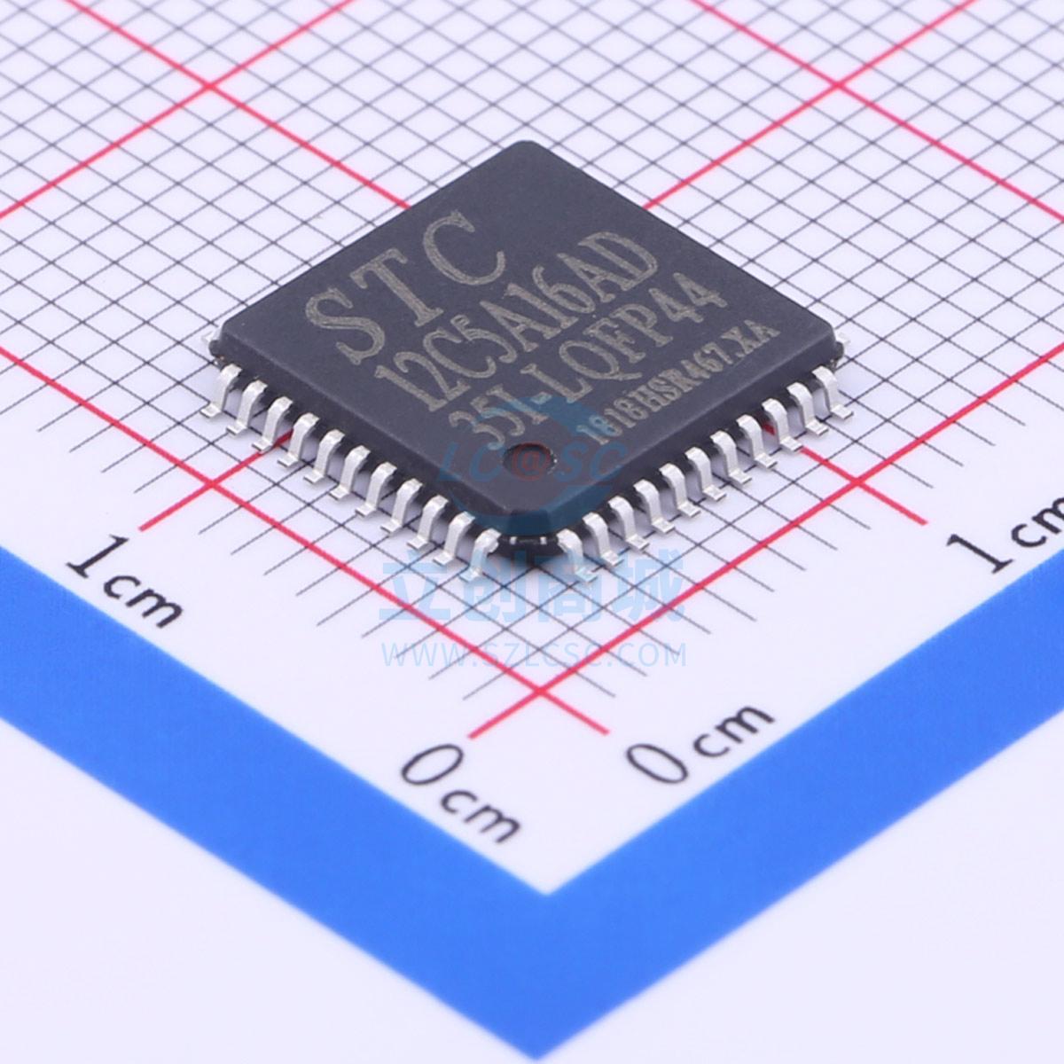 单片机(MCU/MPU/SOC) STC12C5A16AD LQFP-44_10x10x08P STC(宏晶)