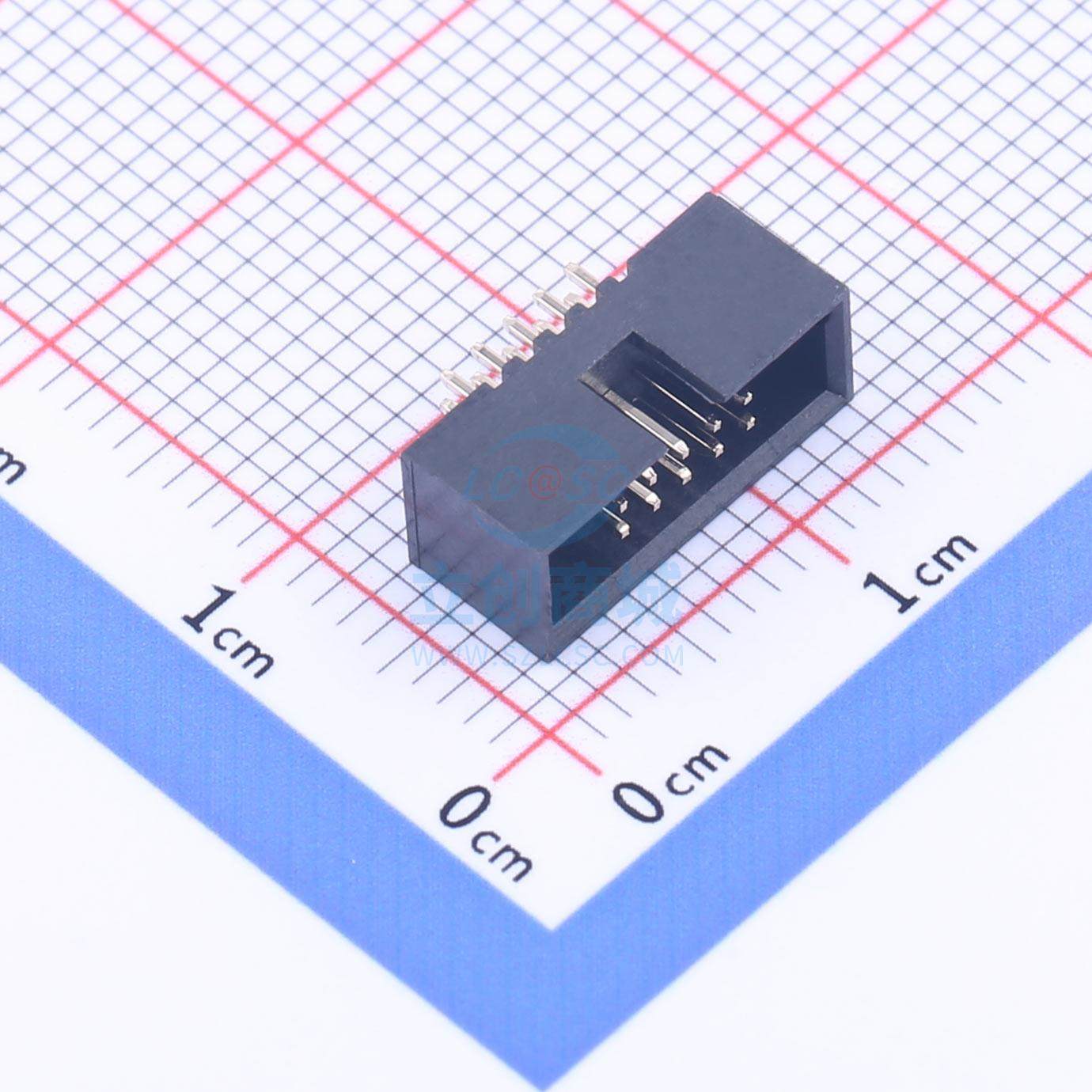 IDC连接器(牛角/简牛) X1270WV-2x05A-6TV01 直插,P=1.27mm XKB C