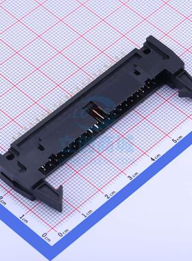 IDC连接器(牛角/简牛) X9555WV-2x20A-PTV01 直插,P=2.54mm XKB C