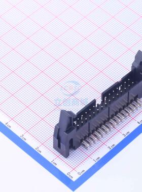 IDC连接器(牛角/简牛) 2.54-2*15P牛角弯 弯插,P=2.54mm BOOMELE(