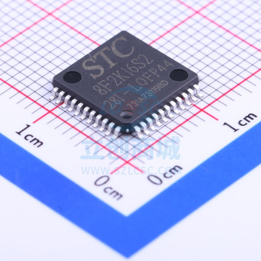 单片机(MCU/MPU/SOC) STC8F2K16S2-28I-LQFP44 LQFP-44_10x10x08P