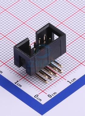 IDC连接器(牛角/简牛) 3110-08RG0BK00A2 弯插,P=2.54mm Wcon(维