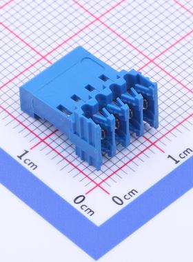 IDC连接器(牛角/简牛) 281708-4 P=2.54mm TE Connectivity(美国