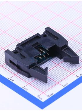 IDC连接器(牛角/简牛) 2.54-2*4P牛角 直插,P=2.54mm BOOMELE(博