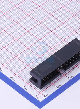 IDC连接器(牛角/简牛) 3110-24SG0BK00A1 直插,P=2.54mm Wcon(维