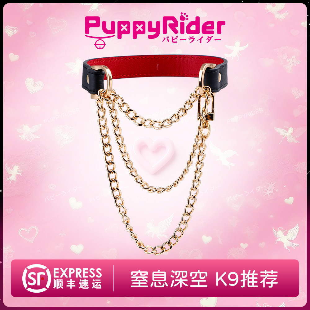 PUPPYRIDER朋克窒息项圈男女颈圈真皮脖圈颈环项链choker圣诞礼物