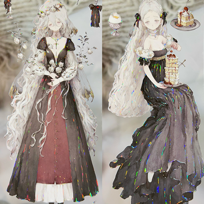 StudioVI分装手账胶带救赎之刃虚空织梦者辉夜魔咒海盐奶霜人物女