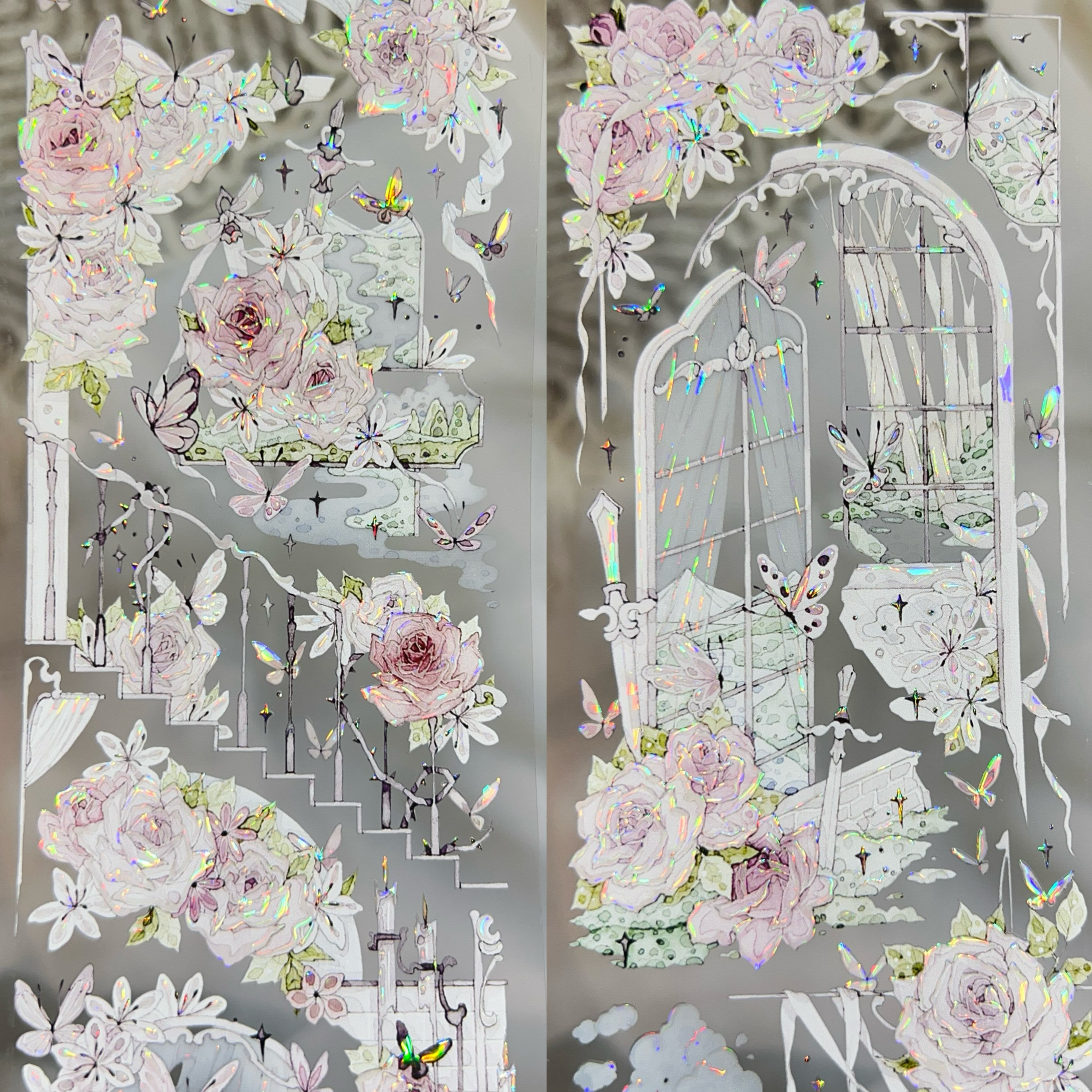 小王纸分装手账胶带终焉审判迷境花园欲染瑰色爱乐之城人物花朵