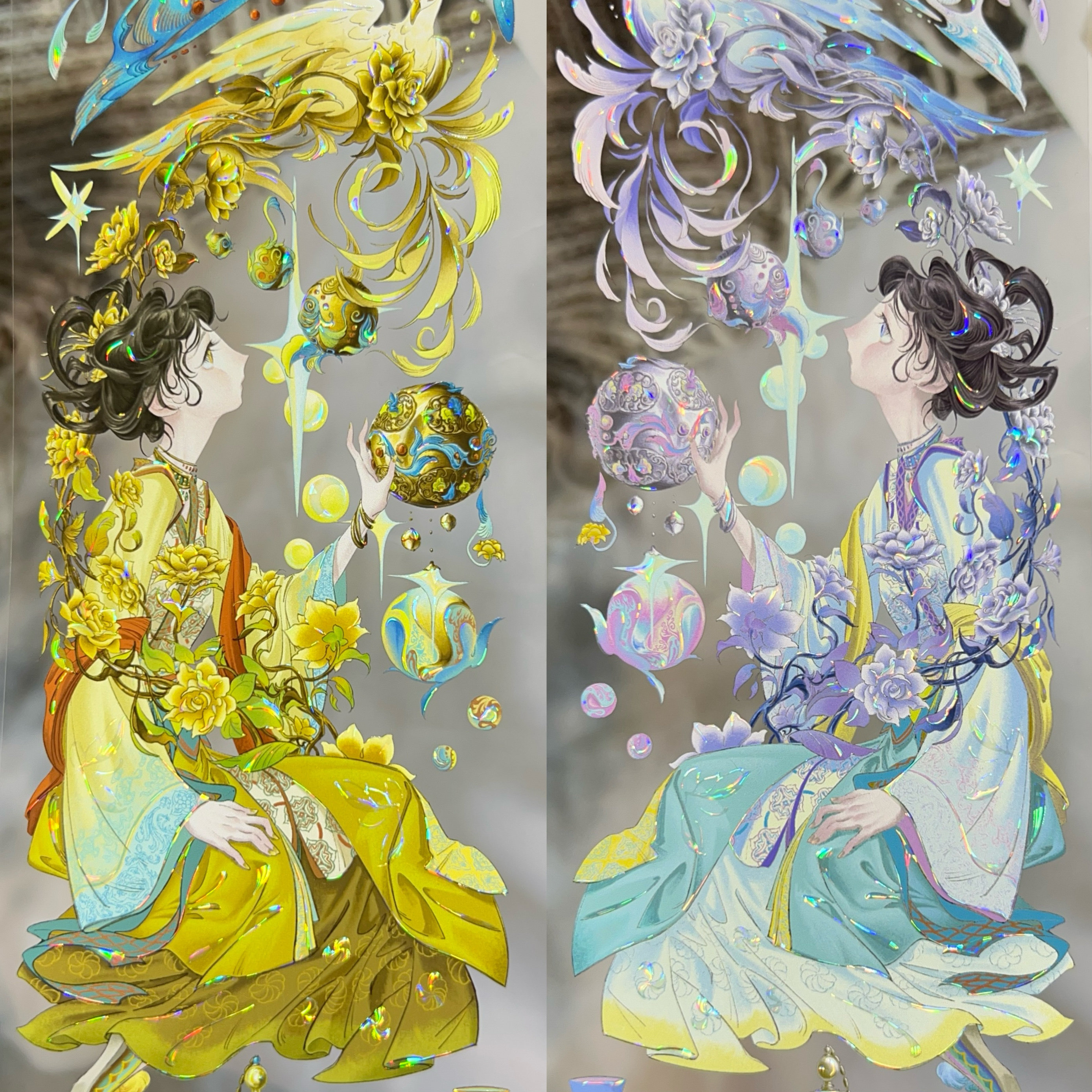 行野分装胶带金缕衣清壶语特立独行流麻咕卡手账拼贴人物素材百搭