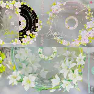 分镜2CD大背景流麻咕卡吧唧托 专辑梦 风见幸山分装 手账胶带我