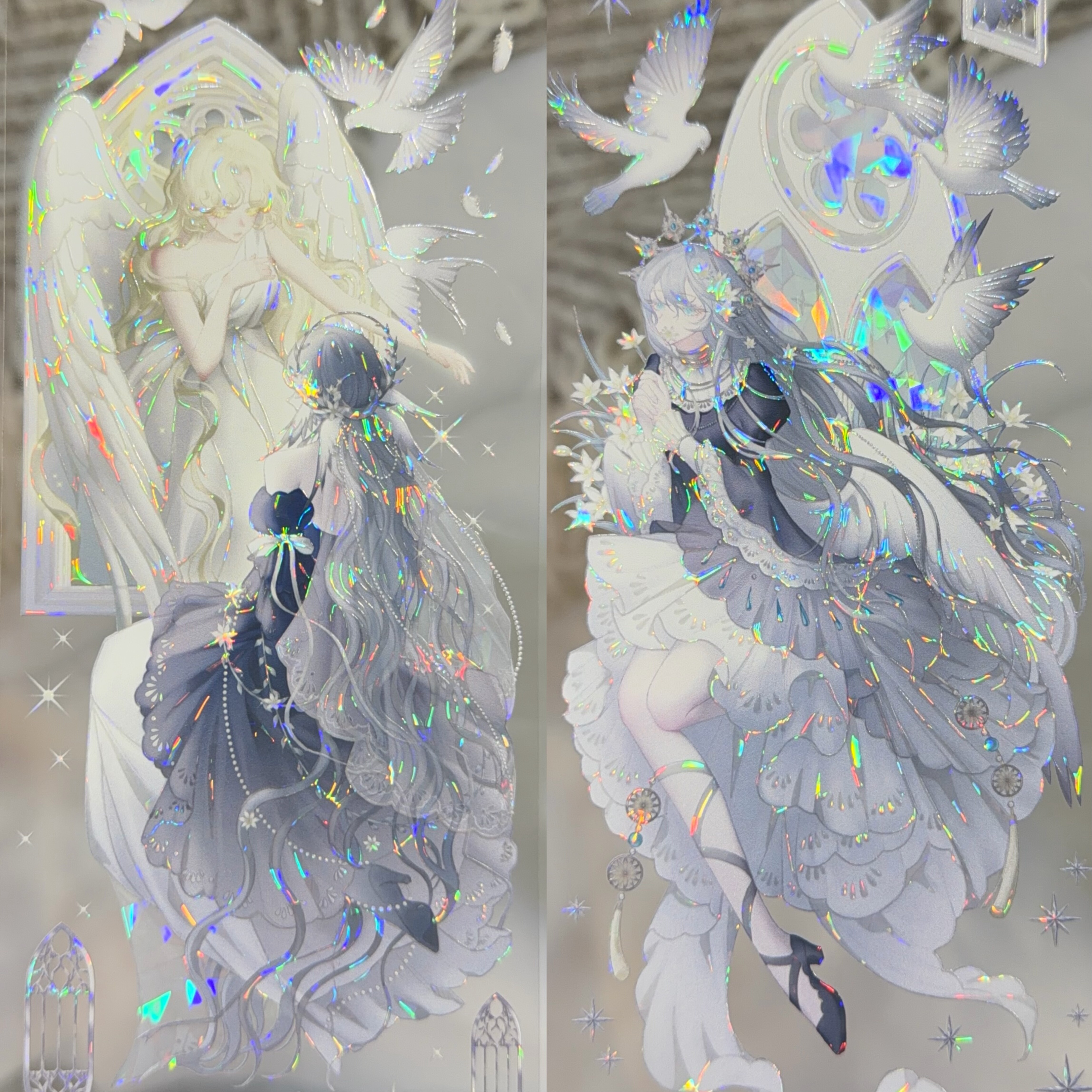 Likey分装手账胶带紫汀兰汐纳西索之泪溯回织梦白鸽衔蕊羽冢挽歌