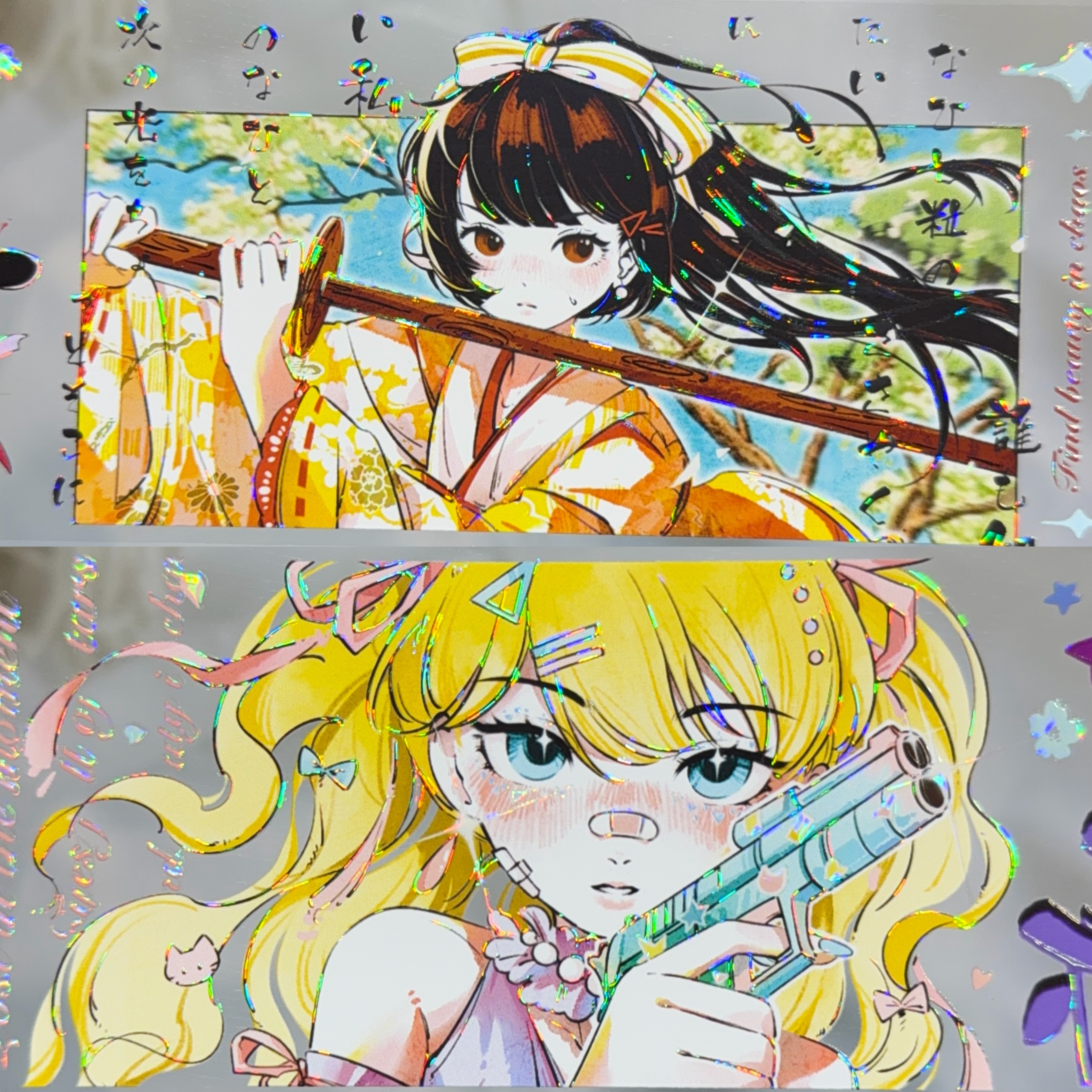 风见幸山分装手账胶带黑道千金贝壳光流麻咕卡手机壳拼贴女孩漫画