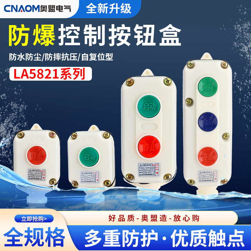 按钮盒开关控制盒奥盟