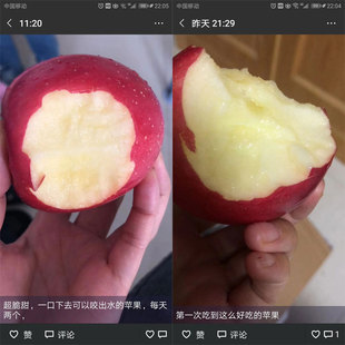 脆甜爽口多汁红富士丑苹果非烟台洛川苹果表面有瑕疵实惠富士苹果