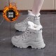 哈尔滨加厚雪地靴女冬季 皮面防水高帮 2025新款 加绒爆款 东北大棉鞋
