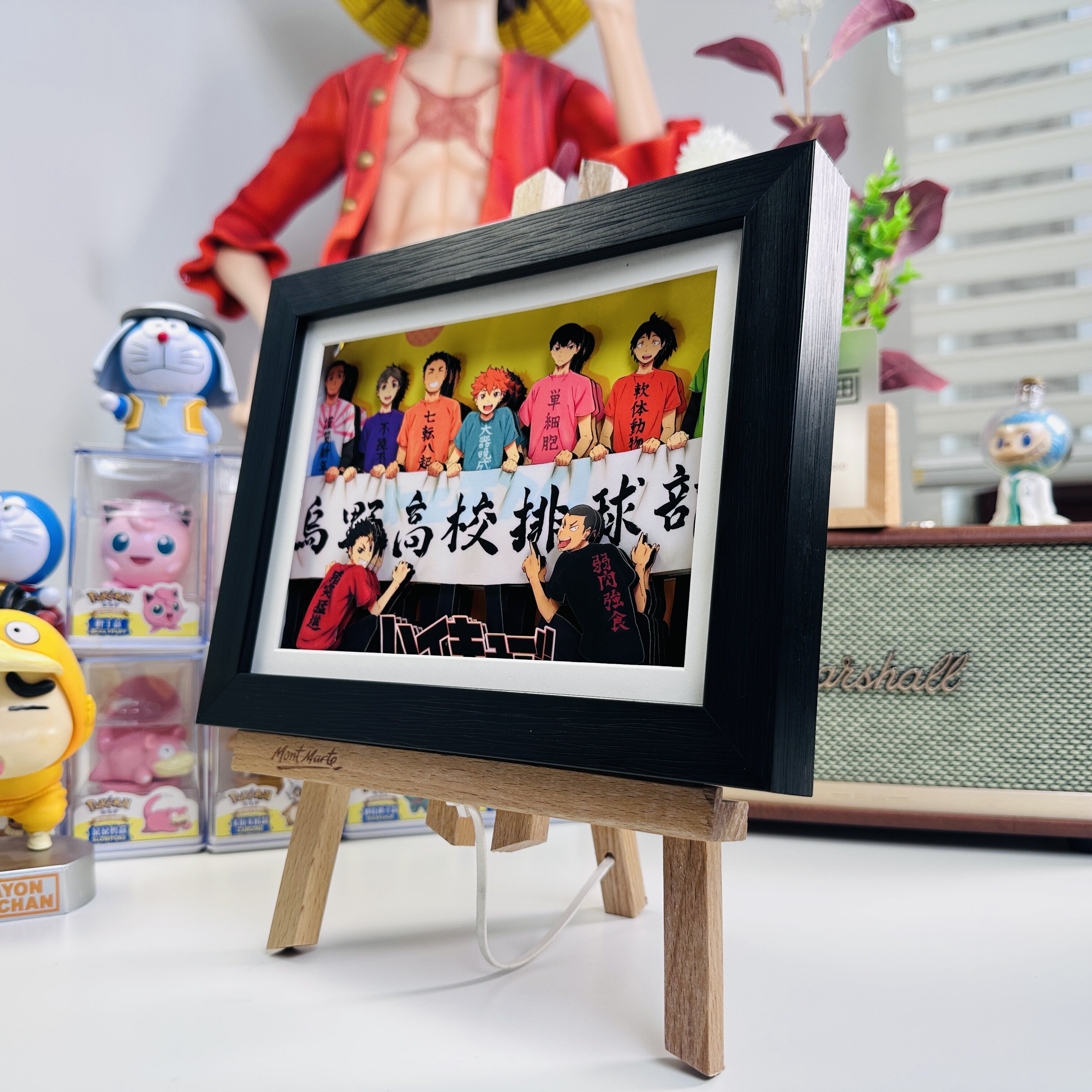 排球少年乌野高校周边装饰画3d立体画二次元动漫手办摆件手工礼物