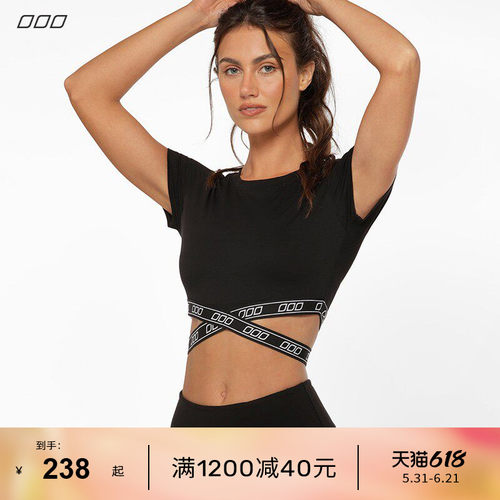 LornaJane短款瑜伽上衣紧身T恤