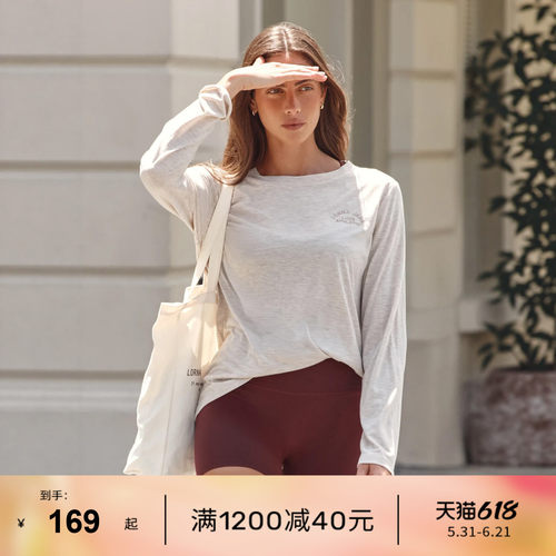LJ运动瑜伽t恤短袖长袖上衣罩衫