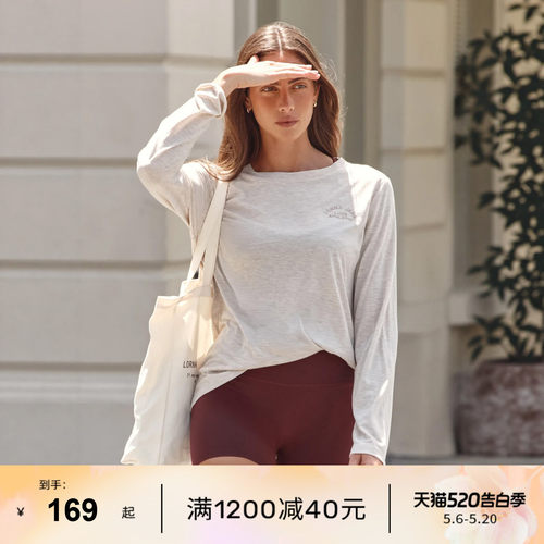 LJ运动瑜伽t恤短袖长袖上衣罩衫