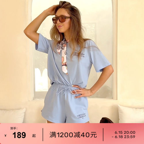 LornaJane运动T恤短裤套装