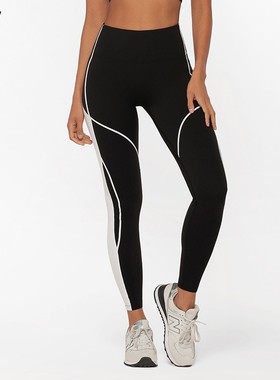 Lorna Jane 无尴尬线高腰收腹显臀MONOCHROMATIC运动全长裤女