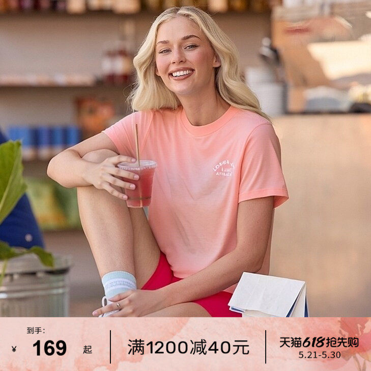 LornaJane运动瑜伽t恤短袖长袖上衣背心罩衫Lotus健身女瑜伽服LJ