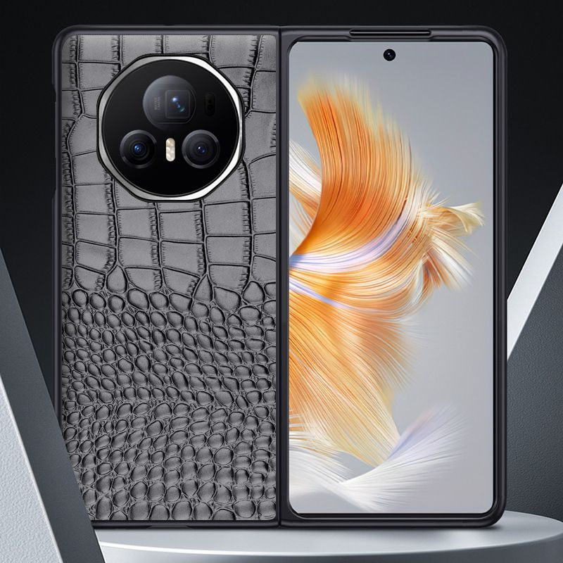 原装正品适用于荣耀Magicv3手机壳真皮轻薄防摔magicv3新款高档大气折叠屏保护壳荣耀v3保护套超薄外壳商务轻