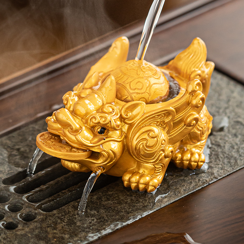 哥窑汝窑茶宠家居摆件