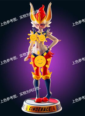 精灵宝可梦闪焰王牌三体版3D打印模型STL图纸模型素材{自动发货}