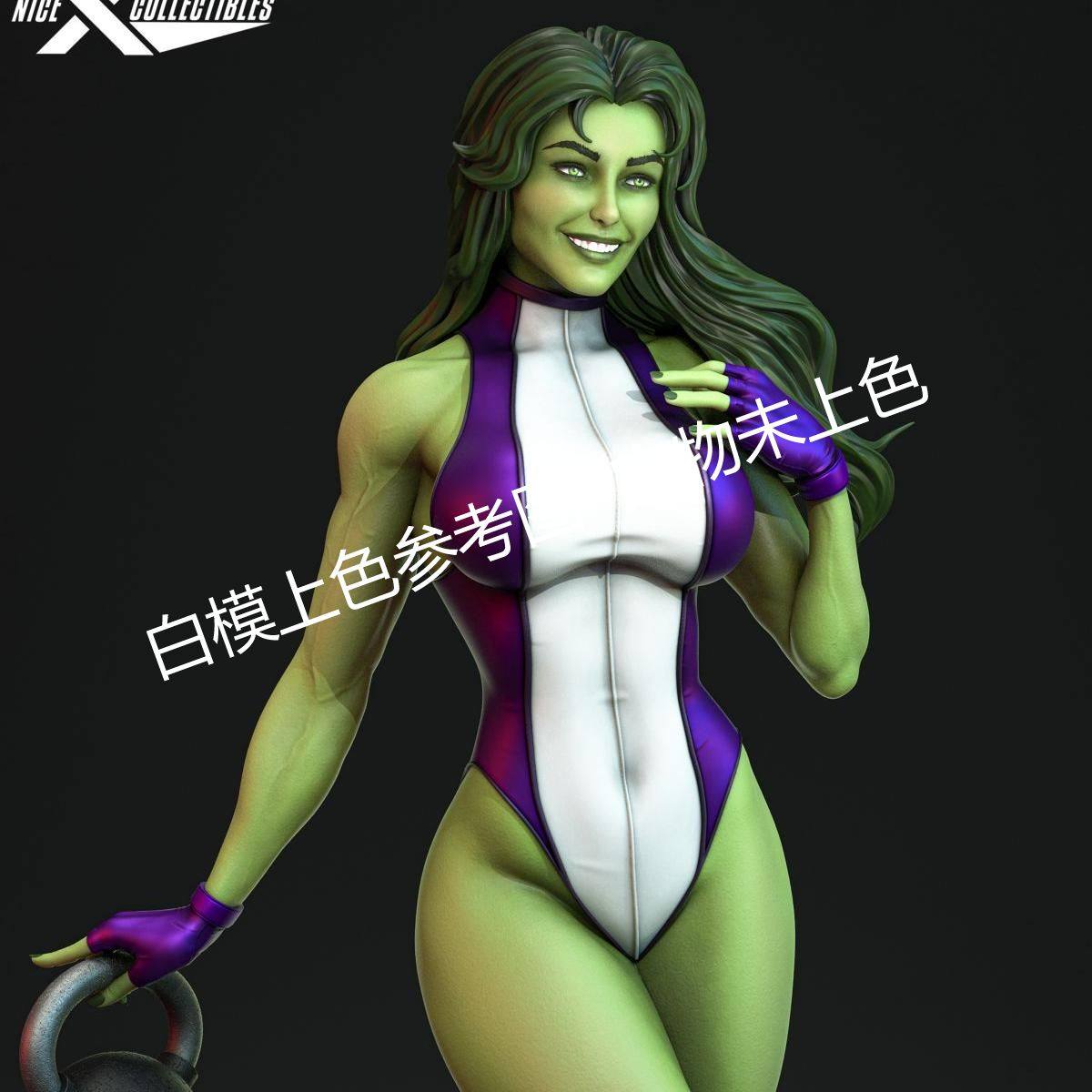 独家gk白模漫威 珍妮佛3d打印模型白模上色练习雕像高颜值,模玩/动漫/周边/娃圈三坑/桌游,DIY手办/兵人/雕像,淘宝优惠券,粉丝福利购,淘宝优惠卷