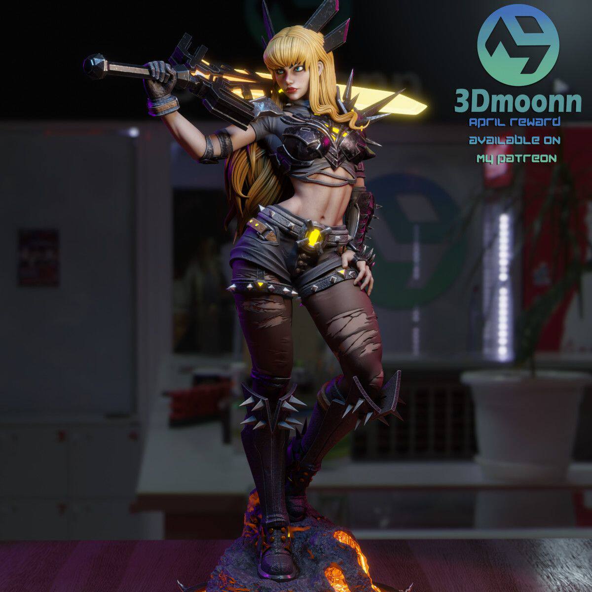 漫威伊丽亚娜拉斯普廷3D打印模型