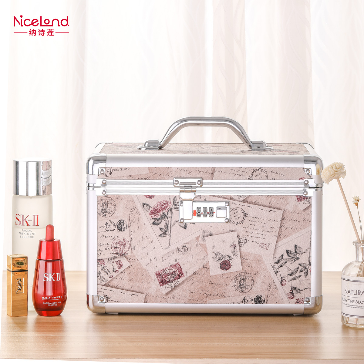 niceland化妆箱大容量收纳盒家用