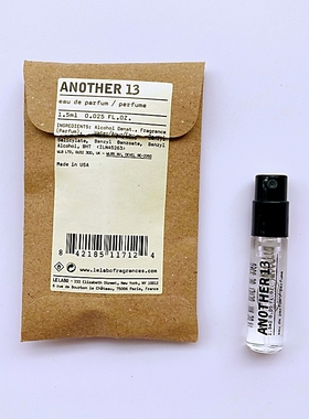 Another 13法国原装Q版长管正品男士女士浓香EDP别样13号香水小样