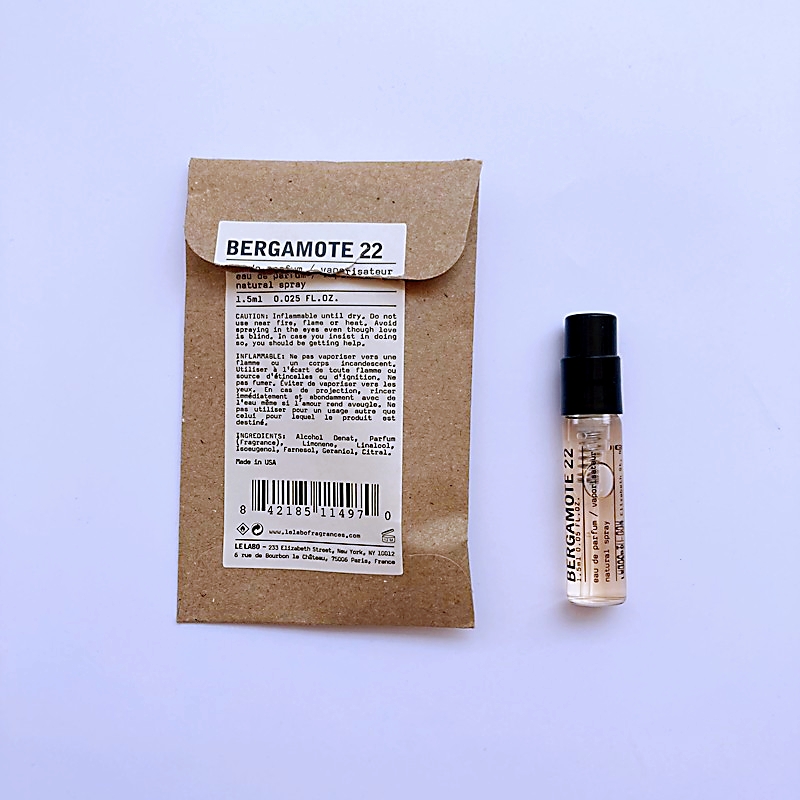 香柠檬22香水小样原装正品