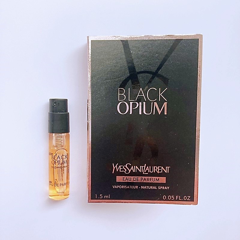 Black Opium法国原装试管正品男士女士浓香美食调黑鸦片香水小样