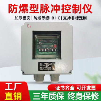 防爆型脉冲控制仪在线离线布袋除尘器专用控制器1-100路24V220V