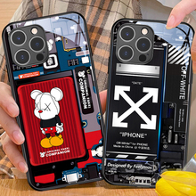 苹果14手机壳iphone16promax潮牌12适用网红创意暴力熊11pm玻璃x个性xr小众高级感13卡通15镜头全包xs男8plus