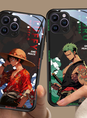 苹果15手机壳iphone16promax新款男13pro潮牌12mini彩绘11por个性创意x索隆路飞艾斯xr高级感14网红8plus爆款