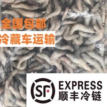 顺丰包邮北水新鲜冻河白虾麦穗热带鱼食饲料地图鹦鹉银龙狗头河豚