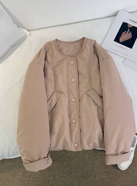 爆款高级感加厚棉服短外套