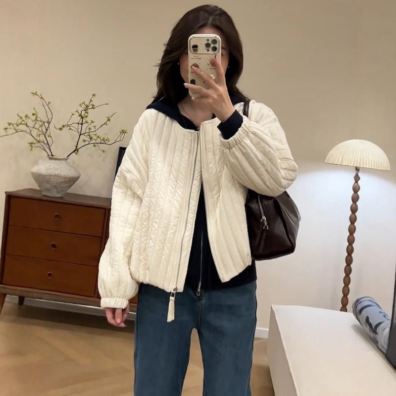 小个子洋气短款加厚外套